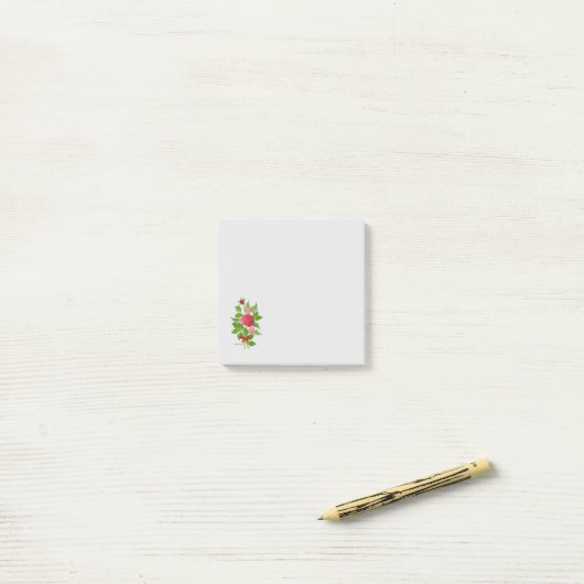 Post-it® Notes de Roses (Sur un bureau)