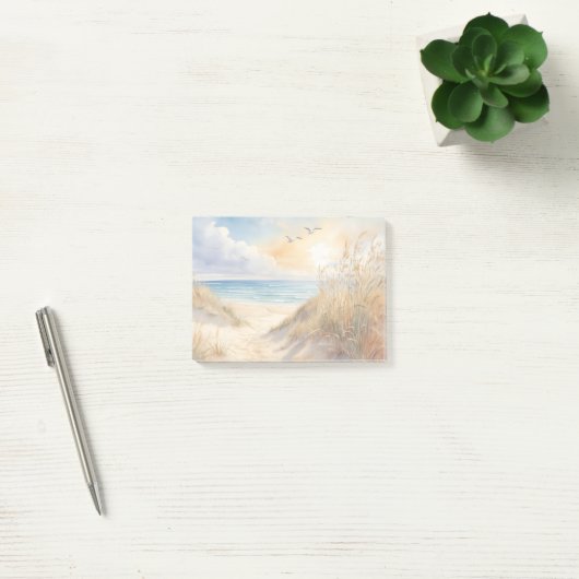 Post-it® Notes de scène de plage (Bureau)