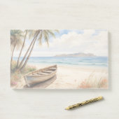 Post-it® Notes de scène de plage (Sur un bureau)