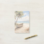 Post-it® Notes de scène de plage (Sur un bureau)