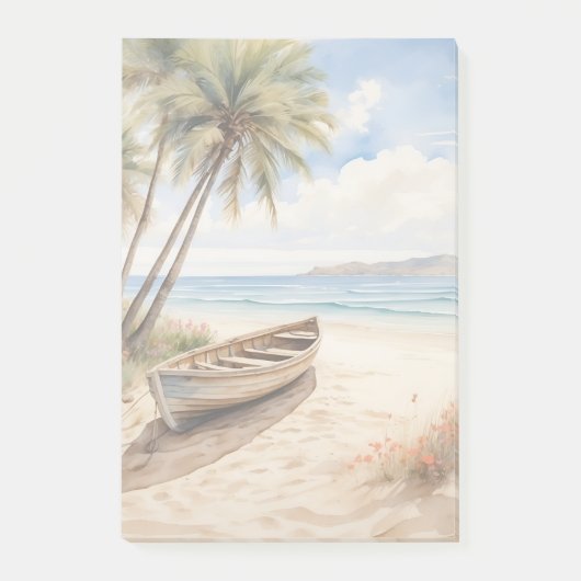 Post-it® Notes de scène de plage (Devant)