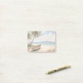 Post-it® Notes de scène de plage (Sur un bureau)