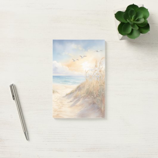 Post-it® Notes de scène de plage (Bureau)