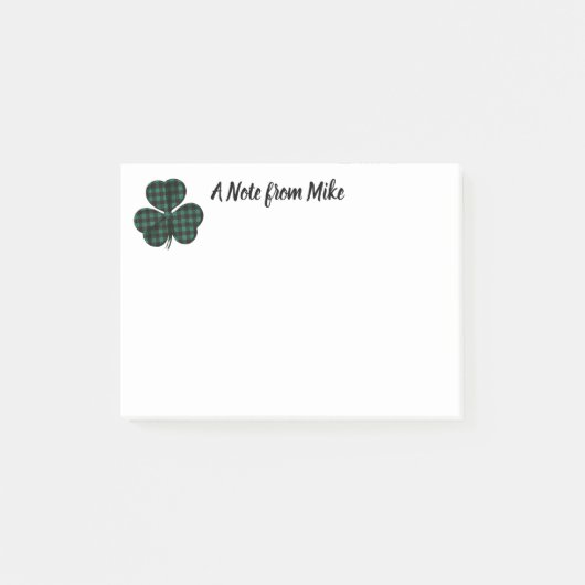 Post-it® Notes de shamrock (Devant)