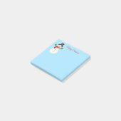 Post-it® Notes de Snowman (Incliné)