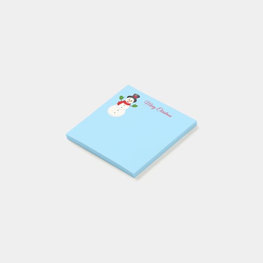 Post-it® Notes de Snowman (Incliné)