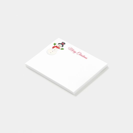 Post-it® Notes de Snowman (Incliné)