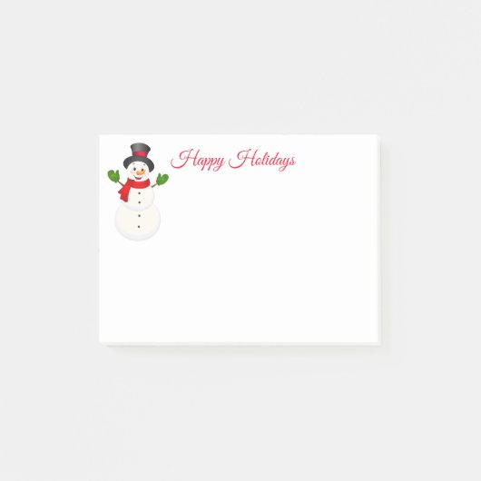 Post-it® Notes de Snowman (Devant)