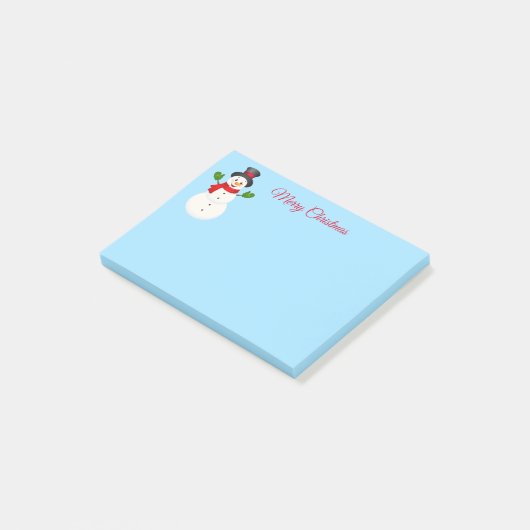 Post-it® Notes de Snowman (Incliné)