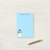 Post-it® Notes de Snowman (Sur un bureau)