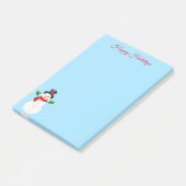 Post-it® Notes de Snowman (Incliné)