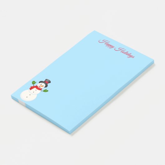 Post-it® Notes de Snowman (Incliné)