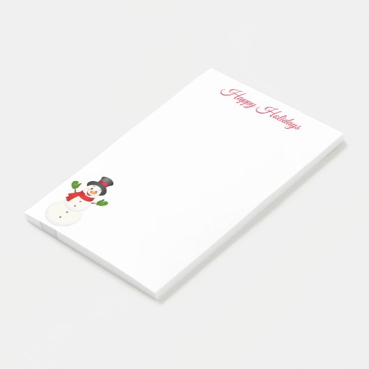 Post-it® Notes de Snowman (Incliné)
