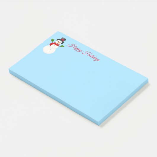Post-it® Notes de Snowman (Incliné)