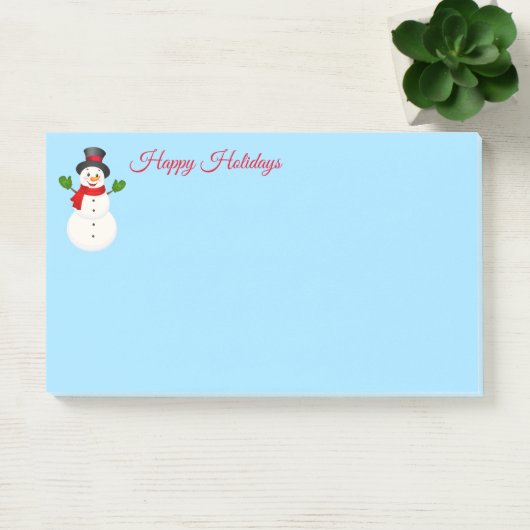 Post-it® Notes de Snowman (Bureau)
