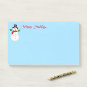 Post-it® Notes de Snowman (Sur un bureau)