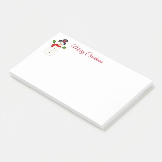 Post-it® Notes de Snowman (Incliné)