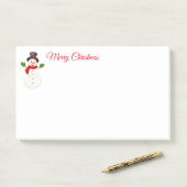 Post-it® Notes de Snowman (Sur un bureau)