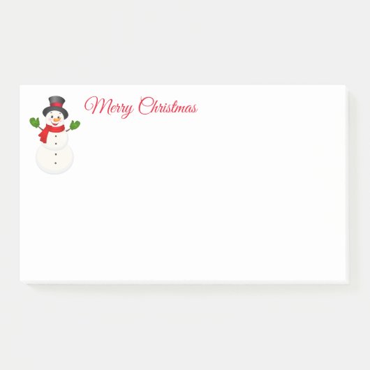 Post-it® Notes de Snowman (Devant)