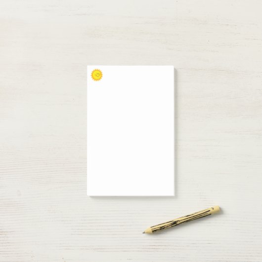 Post-it® Notes de soleil (Sur un bureau)