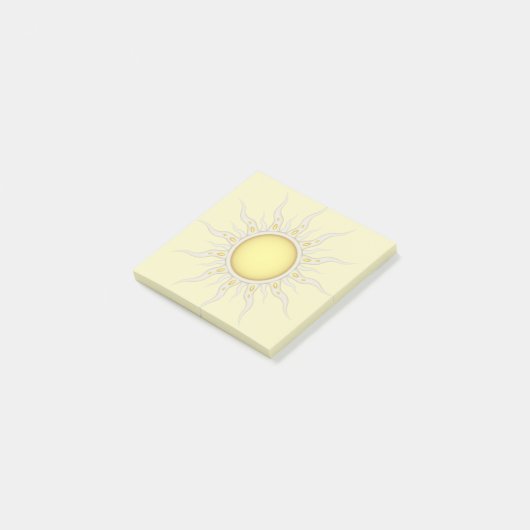 Post-it® Notes de soleil pointues (Incliné)