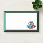 Post-It Notes de soucoupe volante d'alien de l'esp (Bureau)