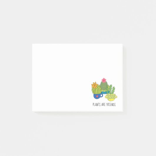 Post-it® Notes de succulentes de plantes amicales (Devant)