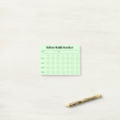Post-it® Notes de suivi d'habitude simple (Sur un bureau)