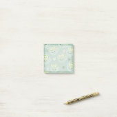 Post-It Notes de tasses de matcha souriantes (Sur un bureau)