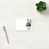 Post-it® Notes de texte personnalisées Cute Panda (Bureau)