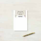 Post-it® NOTES de tiroir du fond du bureau personnel (Sur un bureau)