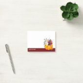 Post-it® notes de tombée, florales, citrouille (Bureau)