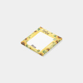 Post-it® Notes de tournesol personnalisées Bloc-notes flora (Incliné)