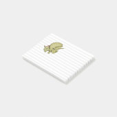 Post-it Notes de Triceratops Mignon (Incliné)