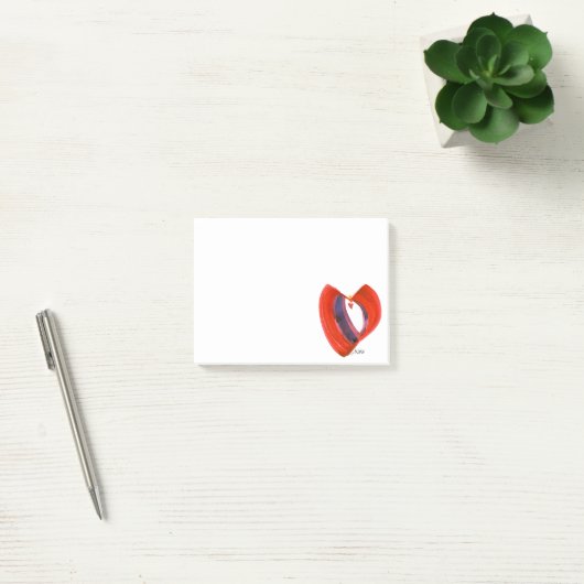 Post-it® Notes de Valentine (Bureau)
