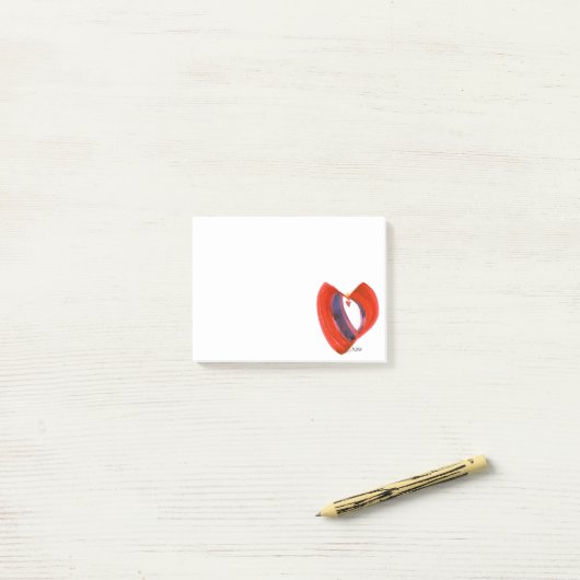 Post-it® Notes de Valentine (Sur un bureau)