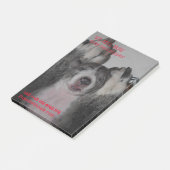 Post-it® Notes de vente de chiots affichées (Incliné)
