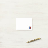 Post-it® Notes d'emblème français (Sur un bureau)