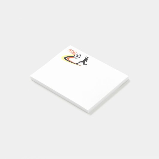 Post-it® Notes des articles de football (Incliné)