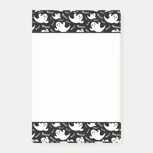 Post-it® Notes des billets de Halloween Boo Ghosts (Devant)