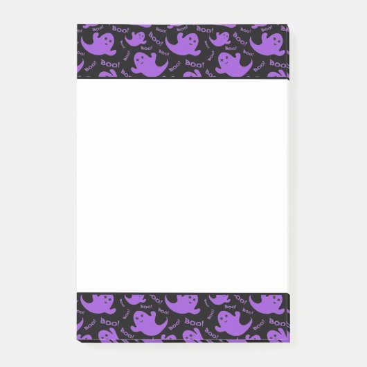 Post-it® Notes des billets de Halloween Boo Ghosts (Devant)