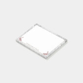 Post-it® Notes des Peacocks rouges (Incliné)