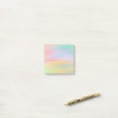 Post-it® Notes d'essai en arc-en-ciel Pastel (Sur un bureau)