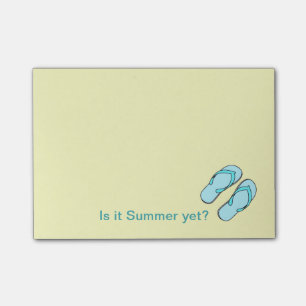 Post-it® Notes d'été pourtant de Courrier-it® de bascule