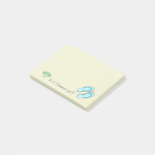 Post-it® Notes d'été pourtant de Courrier-it® de palmier de (Incliné)