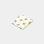 Post-it® Notes d'étiquette à points de polka de tournesol (Incliné)