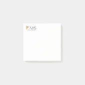 Post-it® Notes d'étiquette AHS 3 pouces x 3 pouces (Devant)