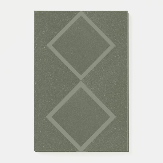 Post-it® Notes d'étiquette de mousse de diamant double (Devant)