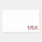 Post-it® Notes d'étiquette du drapeau américain (Devant)