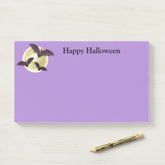 Post-it® Notes d'Halloween (Sur un bureau)